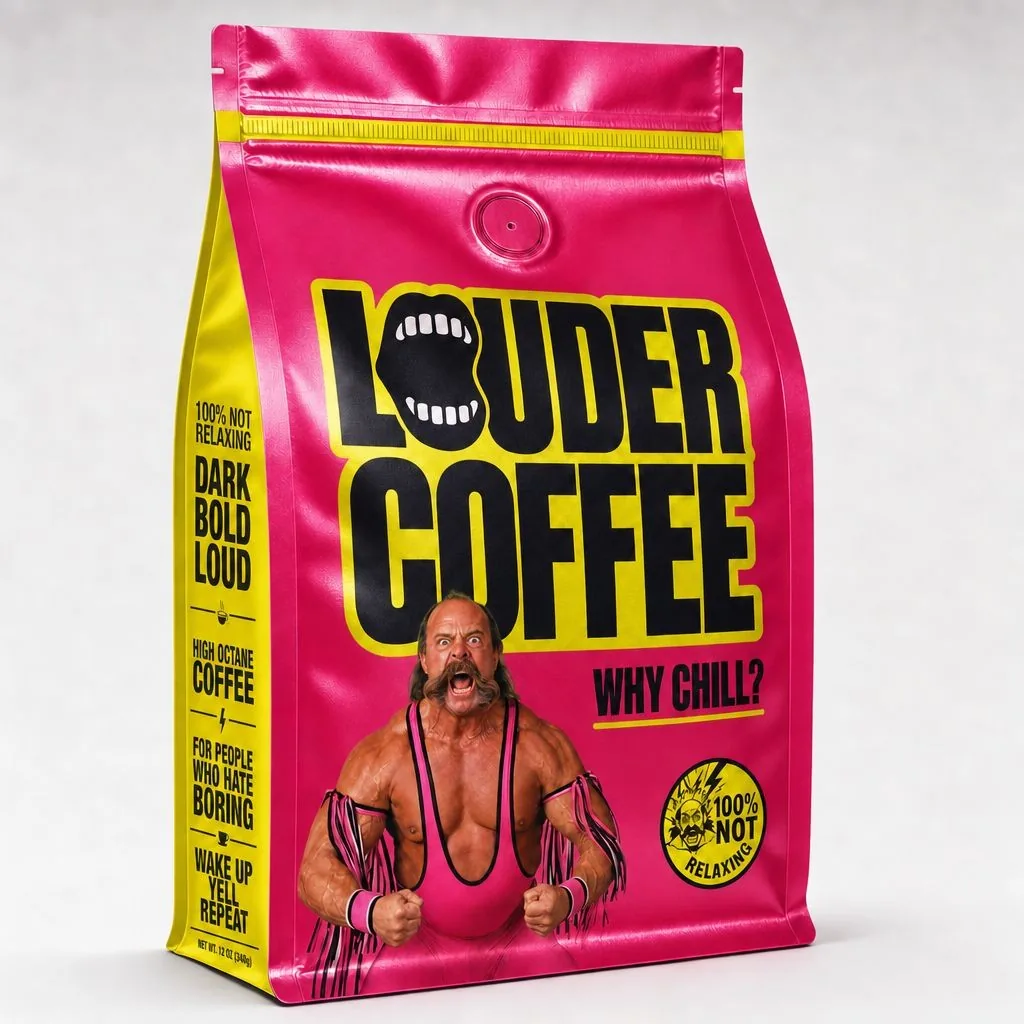 Louder Coffee, the bag