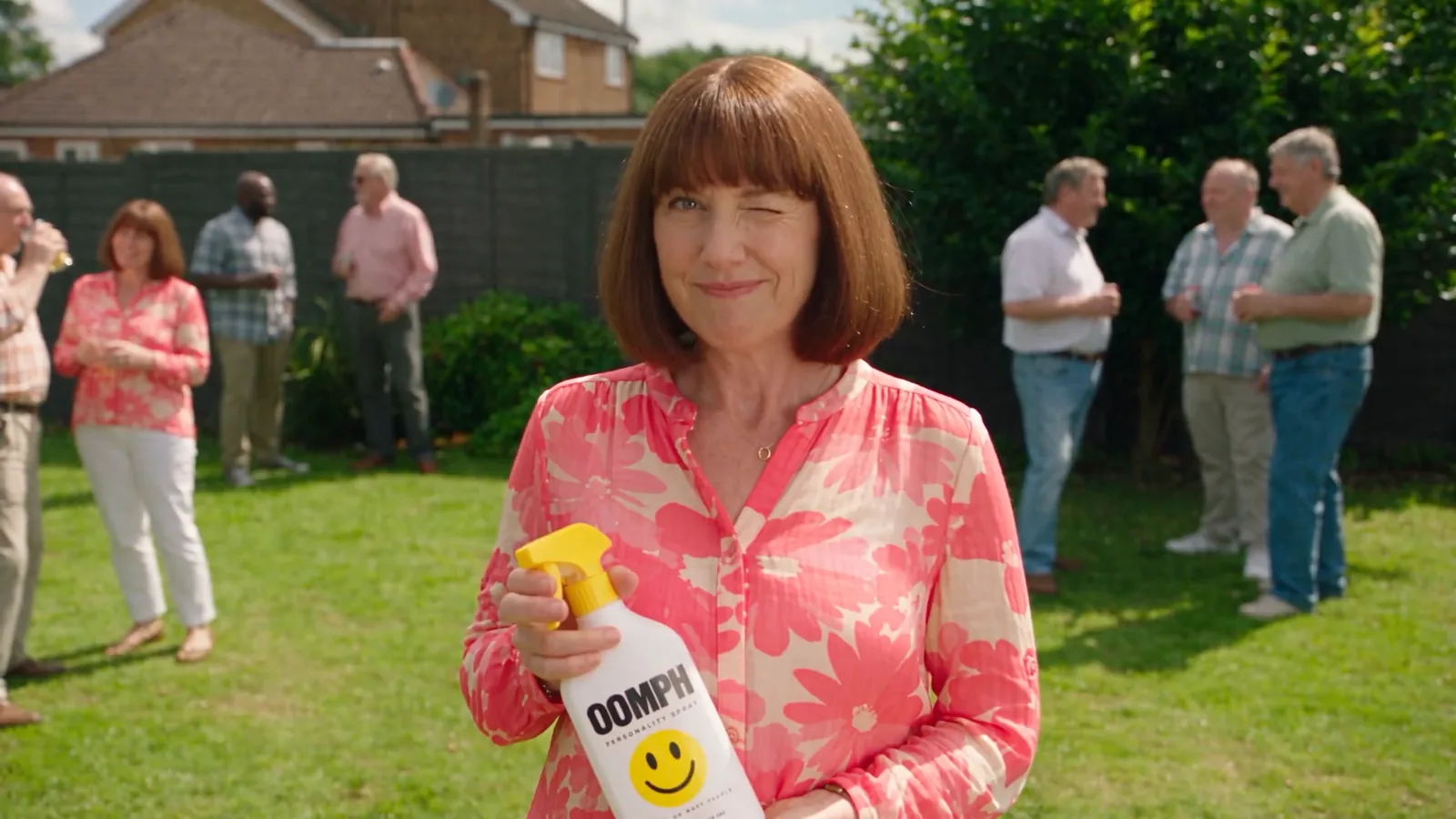 In the garden. OOMPH Personality Spray.