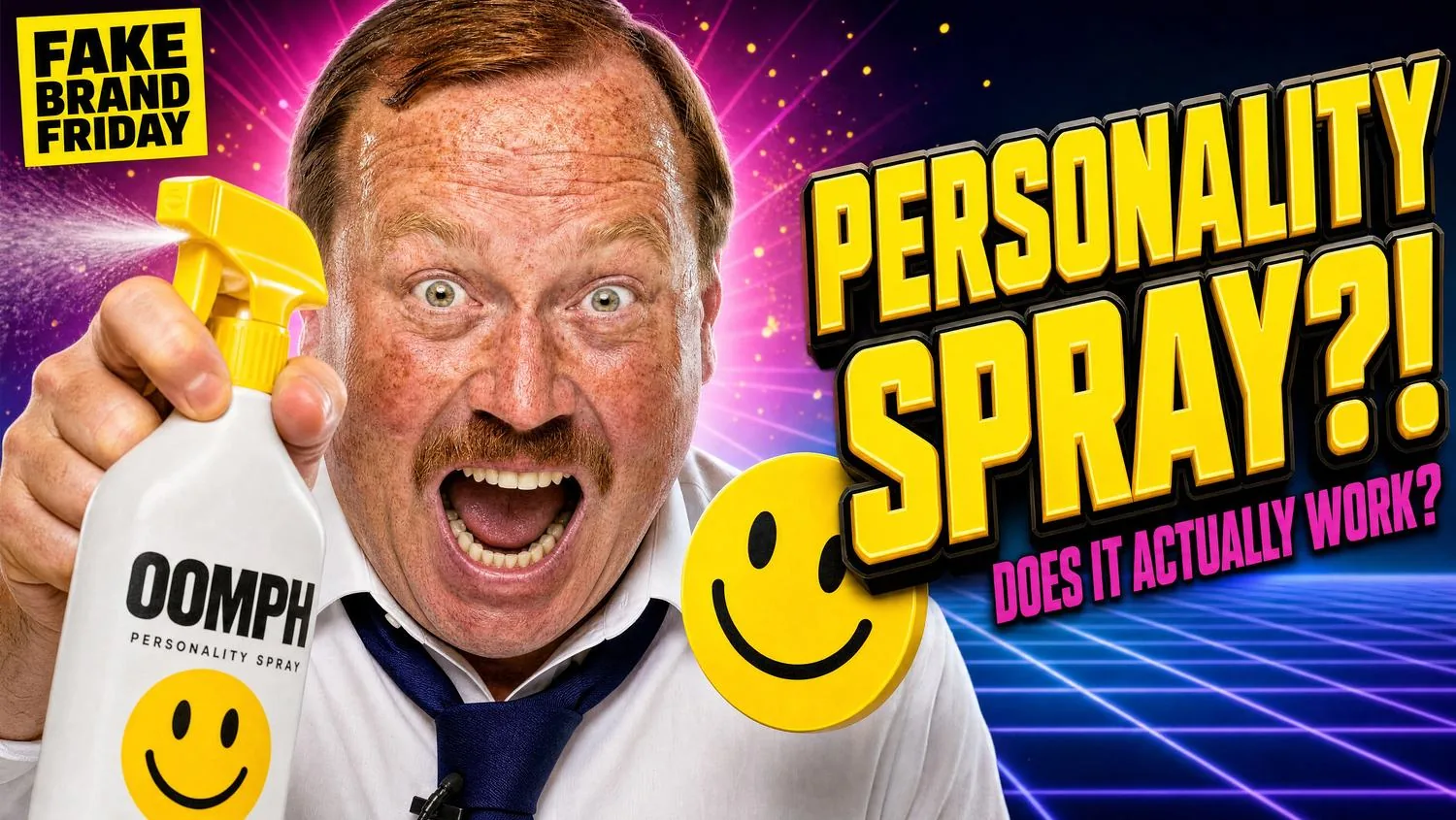 OOMPH Personality Spray, fake brand friday by Shaun Preece
