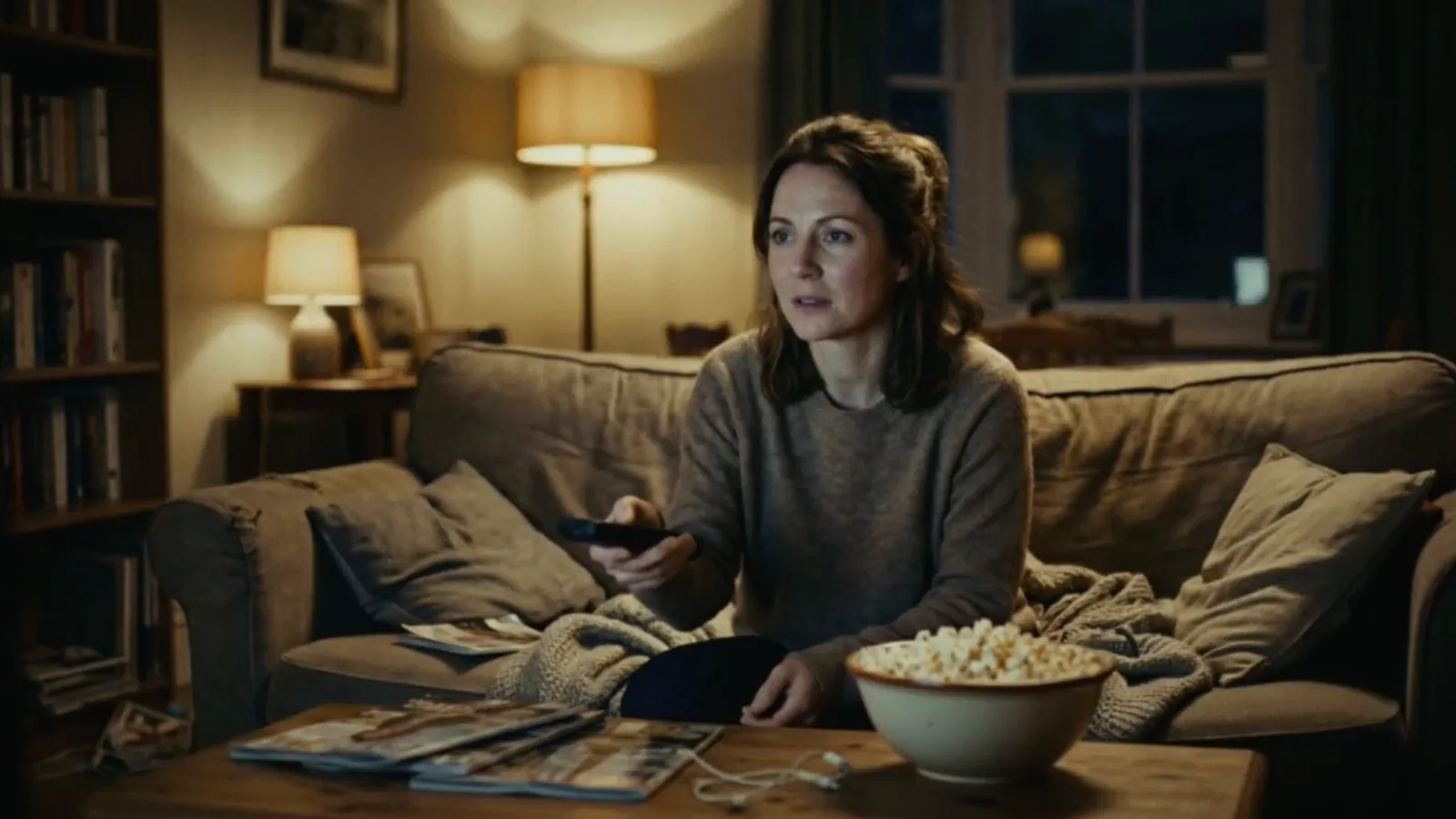 Quiet night on the sofa. Amazon Prime.