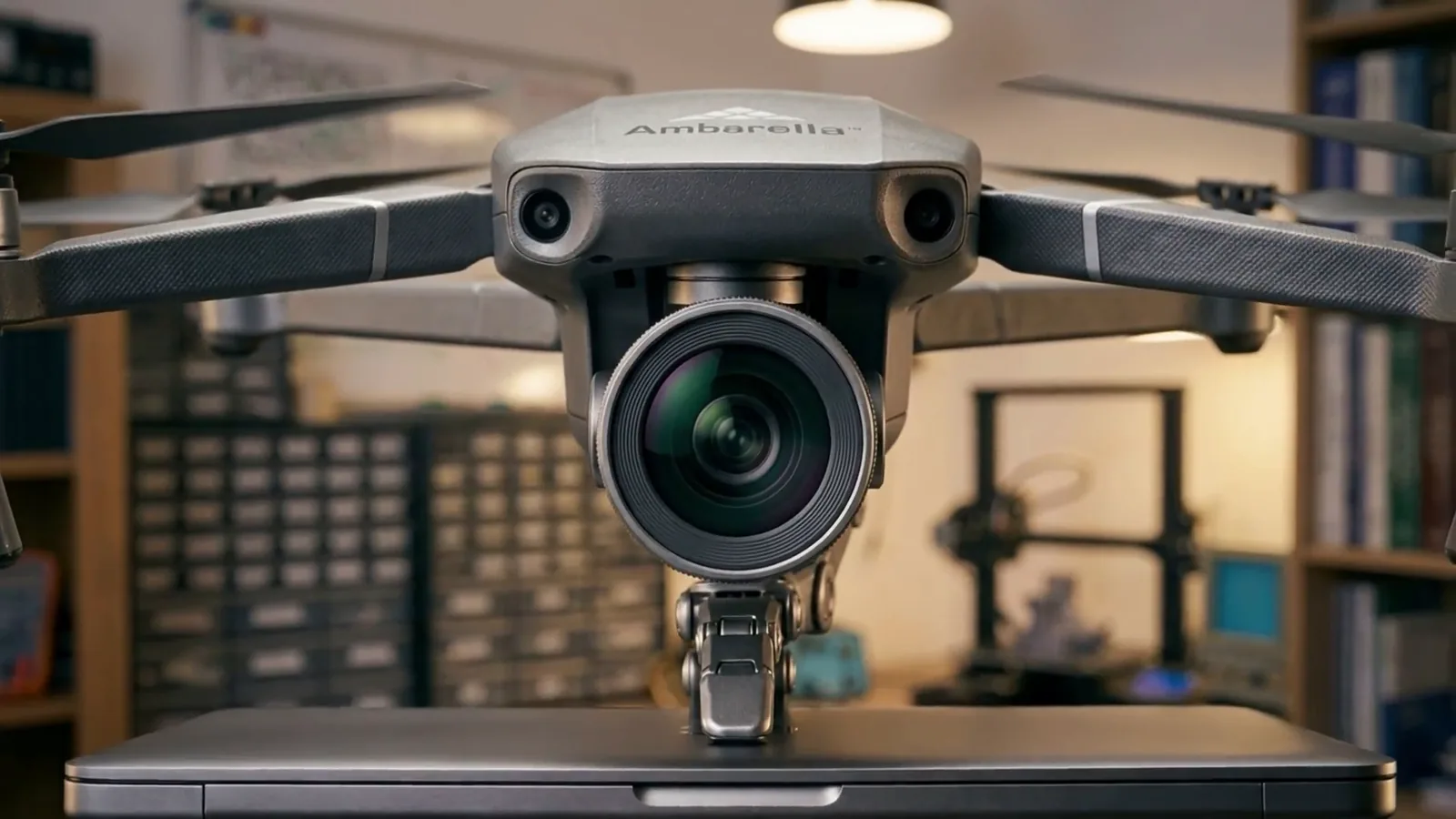 Ambarella drone close-up. The Ambarella pitch.