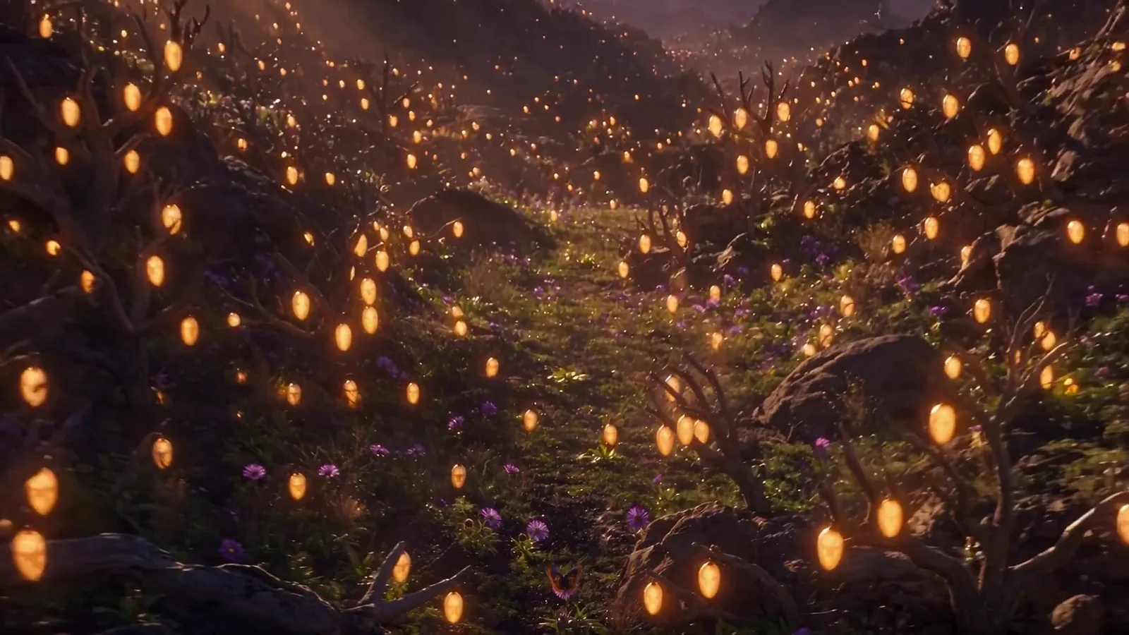 Slope of glowing cocoons. Pi Network: Emergence.
